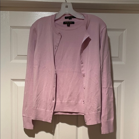Brooks Brothers Dusty Rose Women's Cardigan Set - Picture 1 of 5